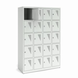 Szafa skrytkowa 5/1175K4 1175x490x1800 korpus szary/front antracyt