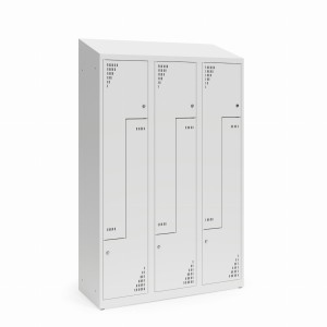 Szafa ubraniowa TYPU L 1200K3/2 DSZ 1200x490x1950 korpus antracyt/front antracyt