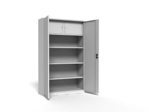 Szafa aktowa 2D1200/312 1200x420x2000 korpus antracyt/front antracyt