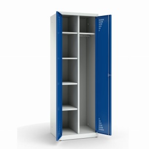 Szafa gospodarcza 600/9 600x490x1800 korpus antracyt/front czerwony