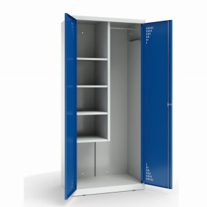 Szafa gospodarcza 800/0 800x490x1800 korpus szary/front antracyt