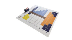 Zestaw kolorowe piksele z matą 150x150 Kodowanie na dywanie 