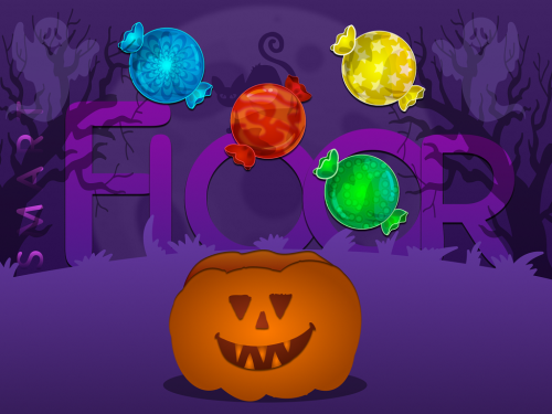 Pakiet aplikacji do Smartfloor - Zabawy na Halloween