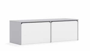 Skrzynia Blox Base 140 1P 1412x466x480 korpus szary/skrzynia biała