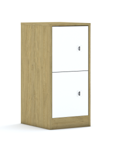 Regał Blox Base 40 2P 2F1 363x466x813 korpus biały/2x front biały