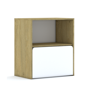 Regał Blox Base 70 2P ze skrzynią 706x466x813 korpus dąb