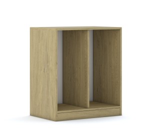 Regał na pojemniki Blox Base 70 2PG 706x466x813 korpus dąb