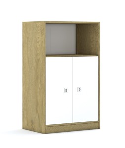 Regał Blox Base 70 3P 2F2 706x466x1165 korpus biały/2x front biały