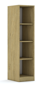 Regał Blox Base 40 4P 363x466x1517 korpus szary