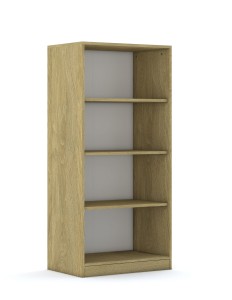 Regał Blox Base 70 4P 706x466x1517 korpus dąb