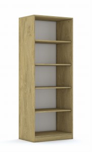 Regał Blox Base 70 5P 706x466x1869 korpus biały