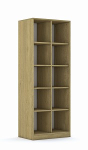 Regał Blox Base 70 5PP 706x466x1869 korpus szary