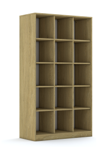 Regał Blox Base 110 5PP 1049x466x1869 korpus biały