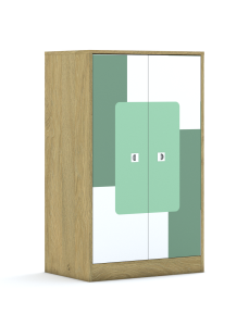 Szafa Blox Pastel 70 3P 2F3 706x466x1165 korpus biały/2x front biały